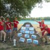Команда молодежи Астаховского с/п "Дружба" на III слете активной молодежи Каменского района "Открытый воздух"